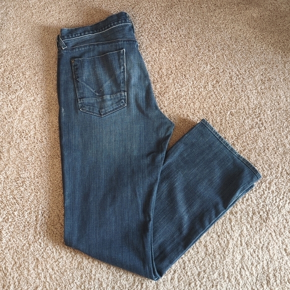 HUDSON Clifton Flap Pocket Bootcut Jeans Wickman Wash Men's 36 - Picture 8 of 16